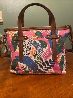 Fossil Felicity Satchel in the "Tropical" colorway (Style Number  SHB2613142